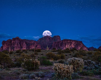 Southwestern Wall Art, Lost Dutchman, Lost Dutchman Print, Superstition Mountains, Instant Download, Arizona Wall art, Southwestern Decor