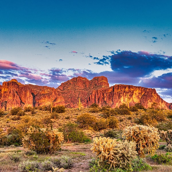 Printable Wall Art | Instant Download | Digital Prints | Superstition Mountains | Digital Downloads | Home Decor | Southwestern Decor