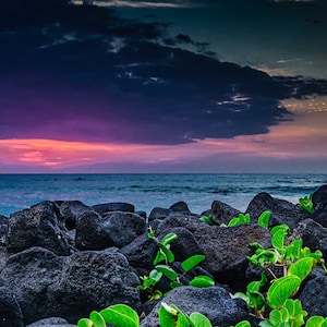 Hawaiian Sunset Digital Print | Instant Download | Home Decor | Wall Decor | Digital Product | Digital Downloads | Printable Wall Art