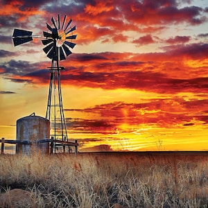 Windmill Wall Decor | Digital Download | Instant Download | Digital Prints | Office Decor | Windmill Decor | Wall art | Photography Prints