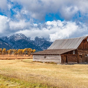Wyoming Wandkunst | Grand Teton Nationalpark | T.A. Moulton Scheune Foto | Wyoming | Wyoming Scheune Druck | Mormonenreihe | Wanddeko | Druckbar