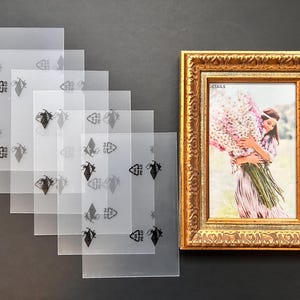 Clear Acrylic Plexiglass Sheets - Picture Frame Replacement (Set of 10, Assorted Sizes Available)