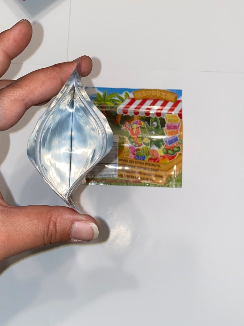 50 Pieces Empty Designer Empty Bags Reusable Food Edibles Etsy