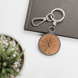 Key ring with lobster clasp with butthole print - Gag Gift Key Chain -FREE SHIPPING
