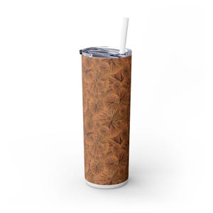 Funny Water Bottle - 20 oz Skinny Tumbler, Buthole Covered Drinkware, Vacuum Insulated Cup, Novelty Gift for Friends & More