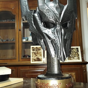 Sauron Helmet with stand 3d model