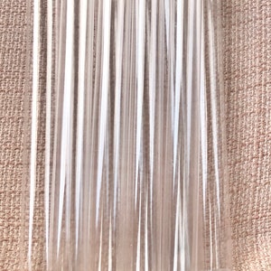 6&quot; Clear Plastic Storage Tubes, set of 10