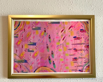 Original Artwork 7” x 10” ~ “Electric Euphoria”