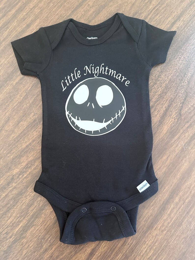 Nightmare Before Christmas Onesie/ Little Nightmare Onesie/ Nightmare
