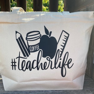 Personalized Teachers Tote Bag, Customized Teachers Bag, Appreciation Gift For Teachers, Teachers Tote Bag, Gifts for Teachers
