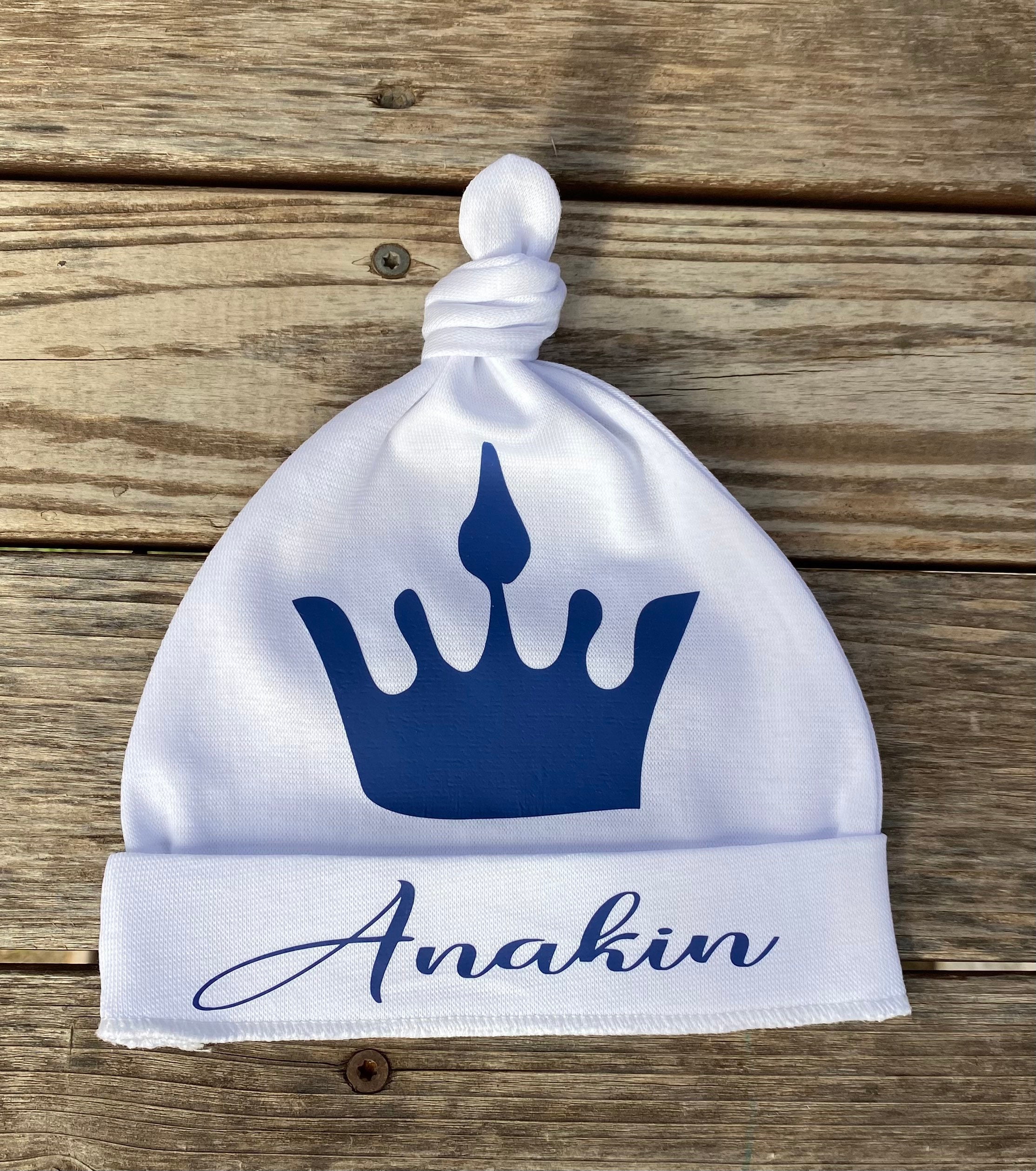 6pc Starter Set For Newborn Boy In Prince Print