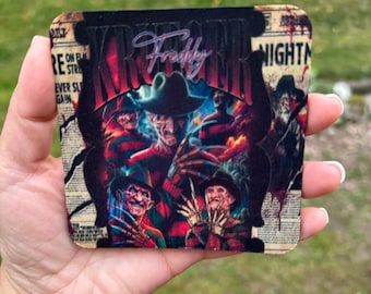 Freddy Krueger Horror Movie Coasters: Nightmare on Elm Street