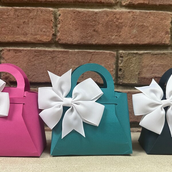 Purse Box Set Purse Favor Box - Etsy