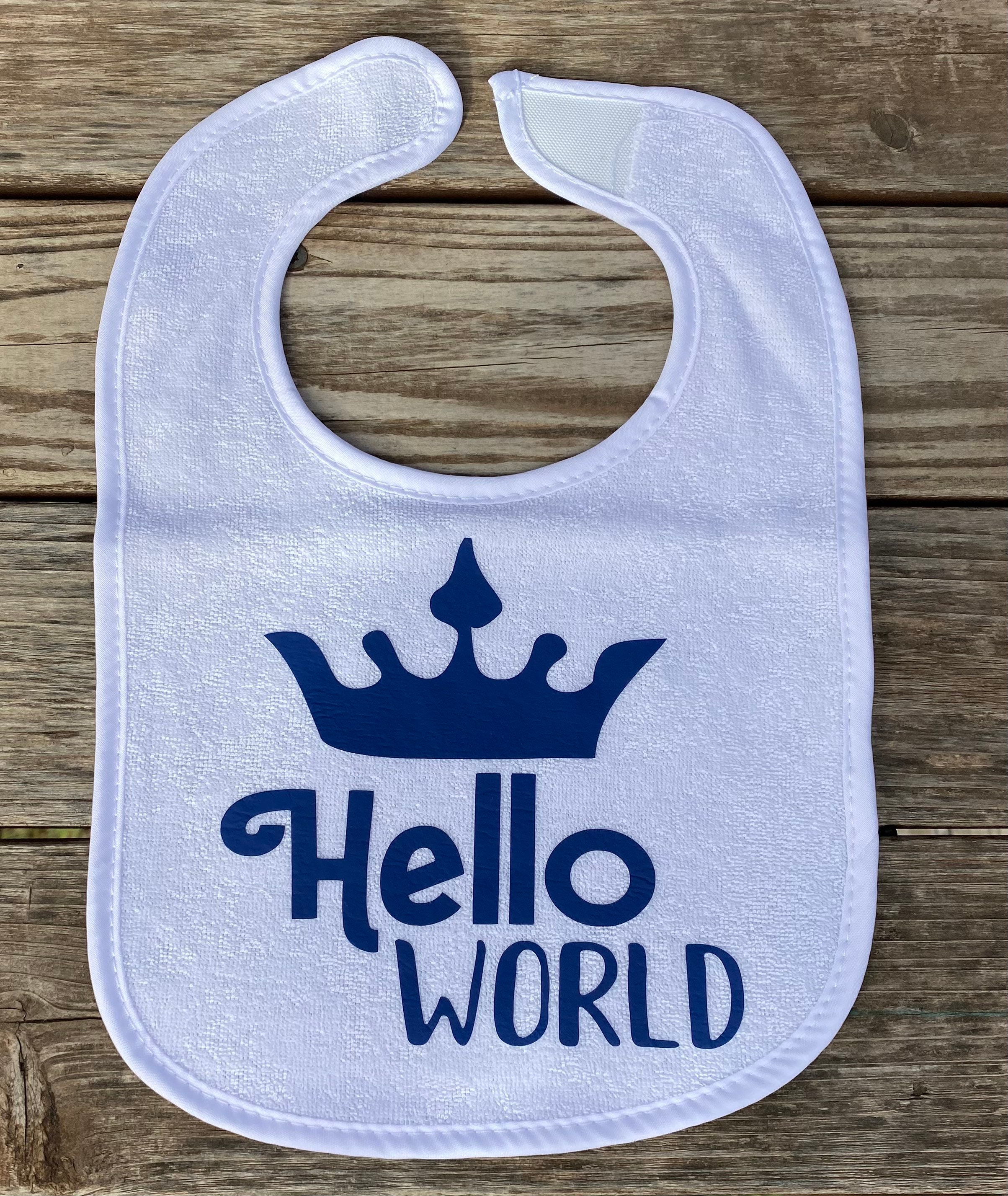 6pc Starter Set For Newborn Boy In Prince Print main image 1