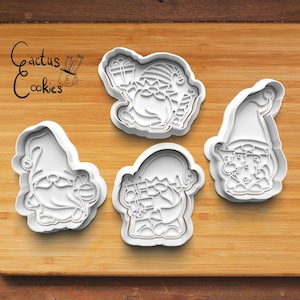 Christmas Gnomes Cookie Cutter