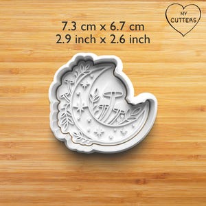 Mystischer Mond Ausstecher mit Stempel