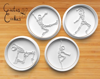 Dancing Skeleton Cookie Cutter