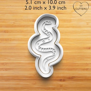 Emporte-pièce en forme de serpent avec tampon