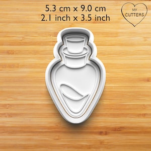 Magic potion cookie cutter with stamp