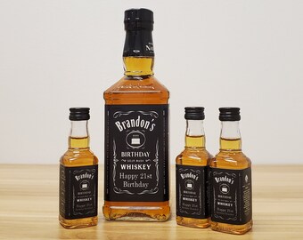 Personalized jack daniels bottle label