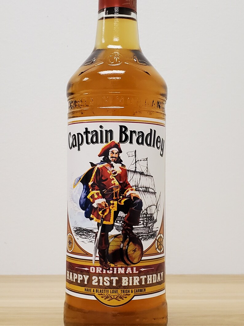 Digital Download Custom Rum Labels Personalized Rum Labels Etsy