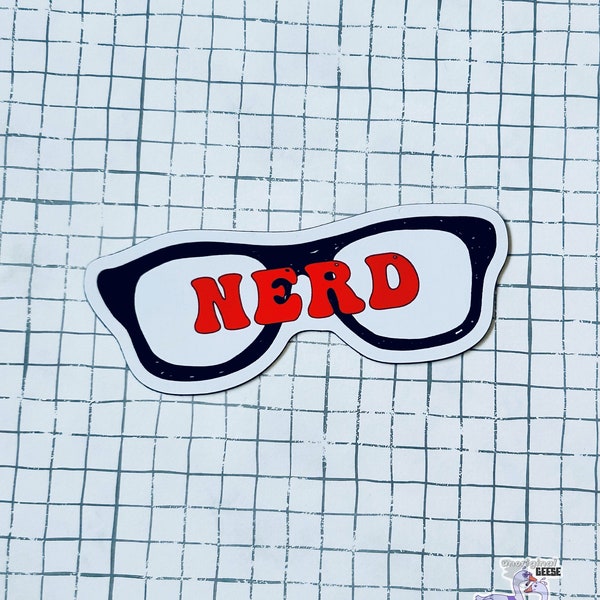 Retro-Inspired Nerd Magnet - Add a Quirky Touch to Your Fridge or Workspace!