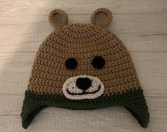 Handcrafted Crochet Bear Hat
