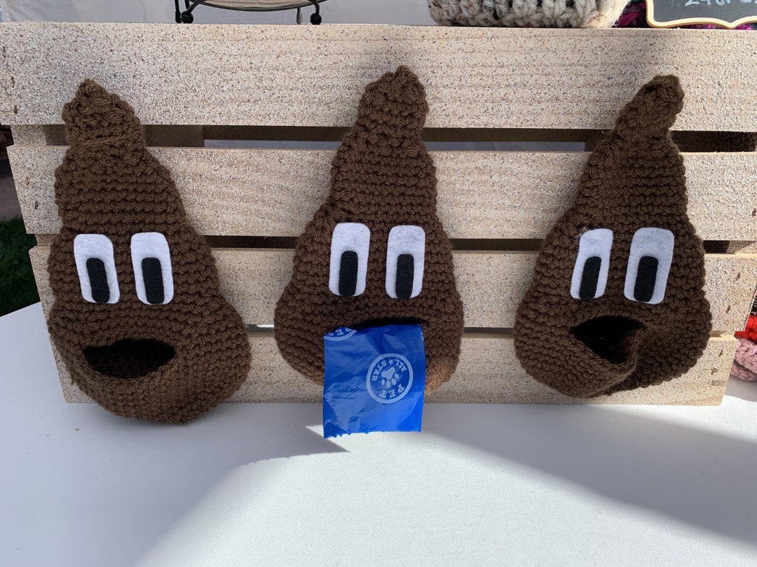 Poop Emoji Dog Bag Holder Etsy