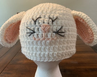 Crocheted Bunny Hat