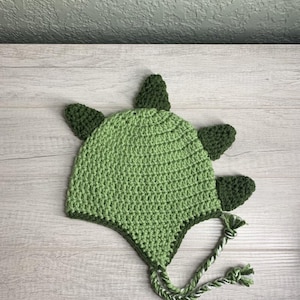 Handmade Crochet Dinosaur Hat