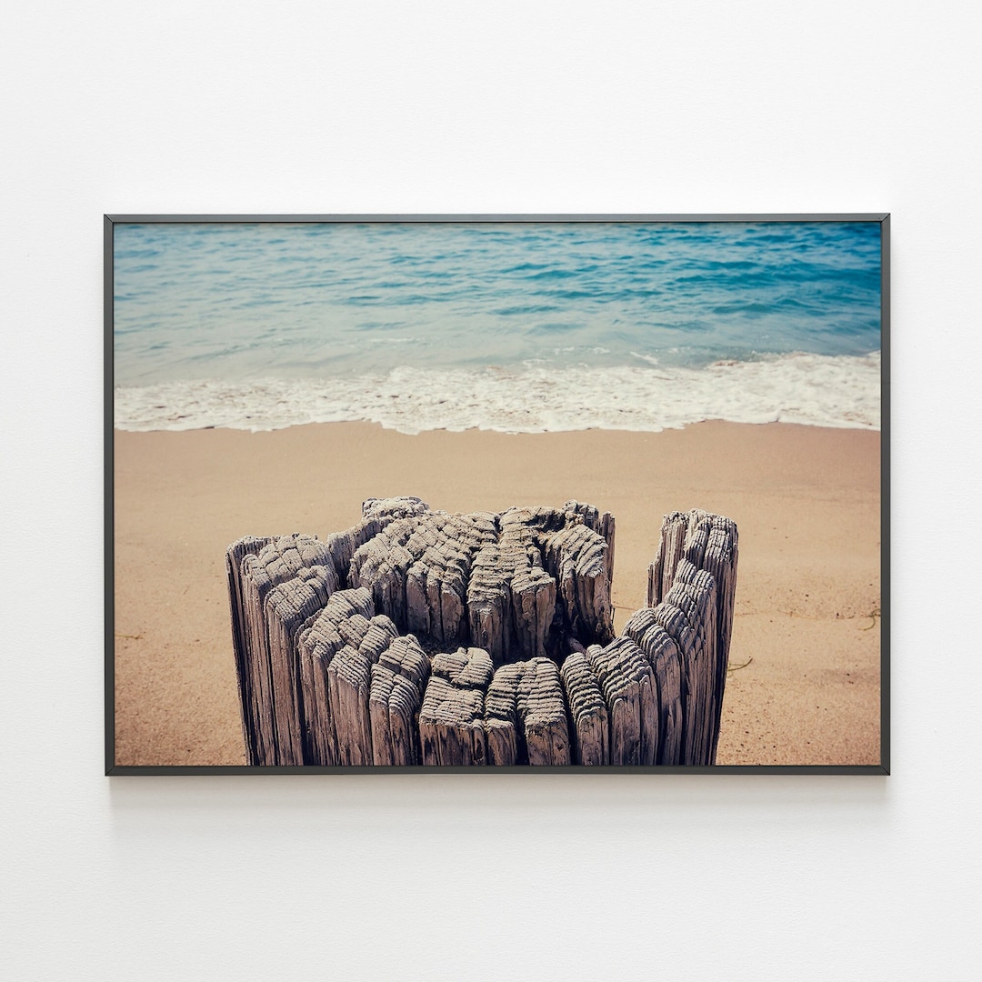 Beach Print, Ocean Printable Wall Art, Beach Digital Download, Coastal