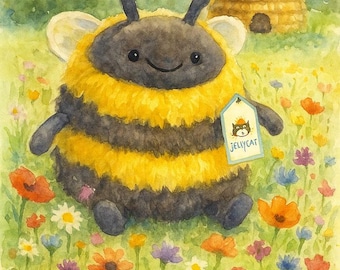 Albee Bee girl アルビー蜂　Jelly Catジェリーキャット新品 Albee Bee アルビー蜂 Jelly Catジェリーキャット新品 ぬいぐるみ ハチ