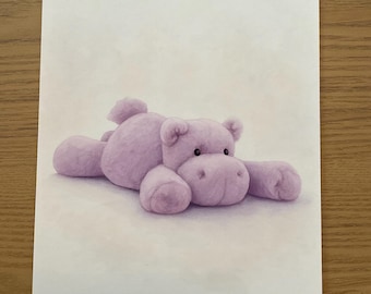 Jellycat Bashful Hippo Plush Collectible No Tag (12 Inch) - Etsy