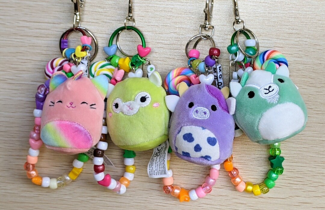 Personalized Squishmallow Pastel Dream Keychains Squishmallow Etsy