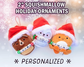 2026 Squishmallow Holiday Ornament Personalized