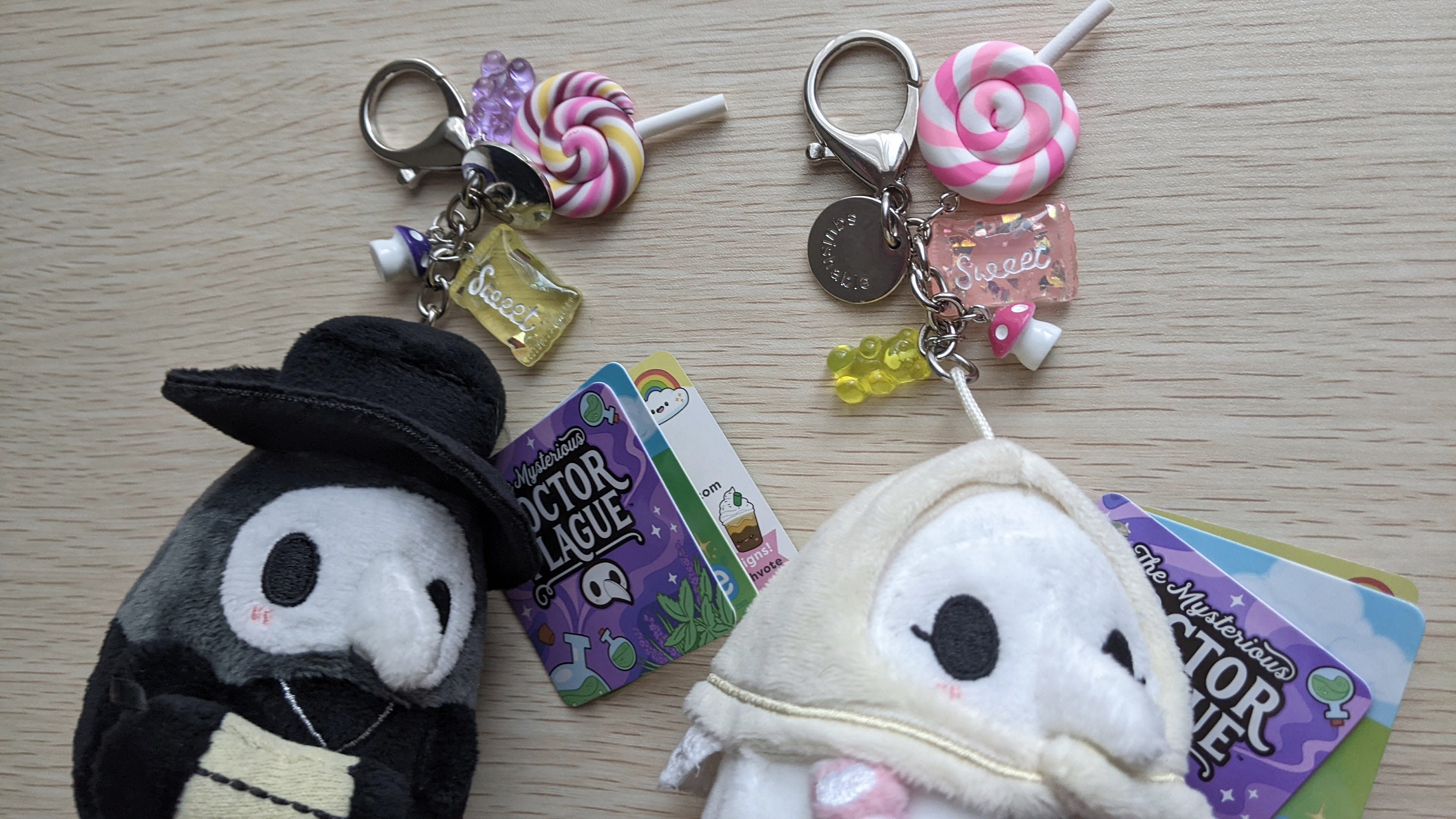 Plague Doctor Keychain Plague Nurse Keychain Squishable - Etsy