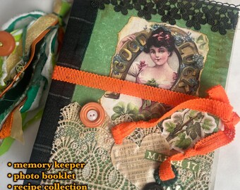St. Patty's Whimsical Treasure Journal, Keepsake for St. Patrick's Day, Recipe Keeper for Treasured St. Patrick's Menu; Family Journal