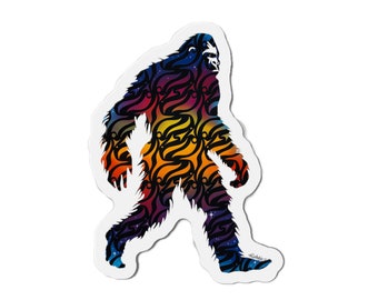 Regali Sasquatch Magnet Die-cut Bigfoot Coast Salish