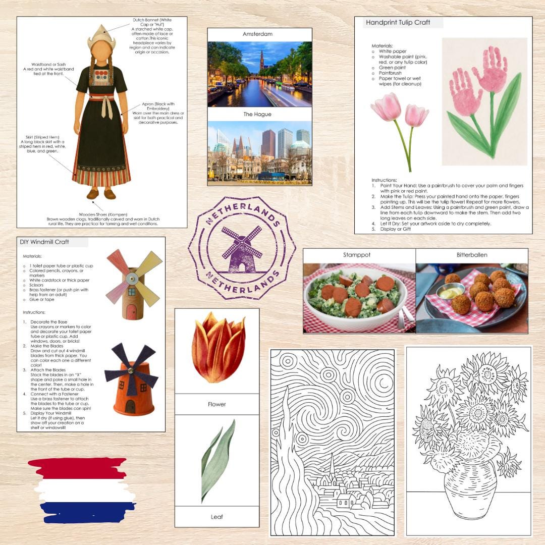 The Netherlands Unit Study for Kids | Hands-on Geography & Culture ...