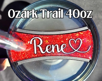 Glitter Ozark Nameplate, Glitter Topper, Glitter Nameplate, Glitter Tumbler Topper, Tumbler Topper, Topper for Tumbler, Gift For Her, Gift