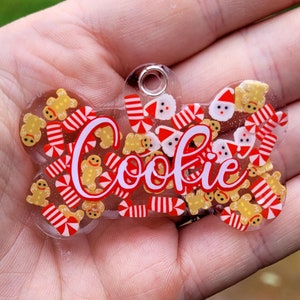 Christmas Cookie Pet ID Tag, Holiday Pet Tag, Santa Gift for Pet, Holiday Pet Gift, Stocking Stuffer for Pet, Christmas Pet Collar, Dog Tag