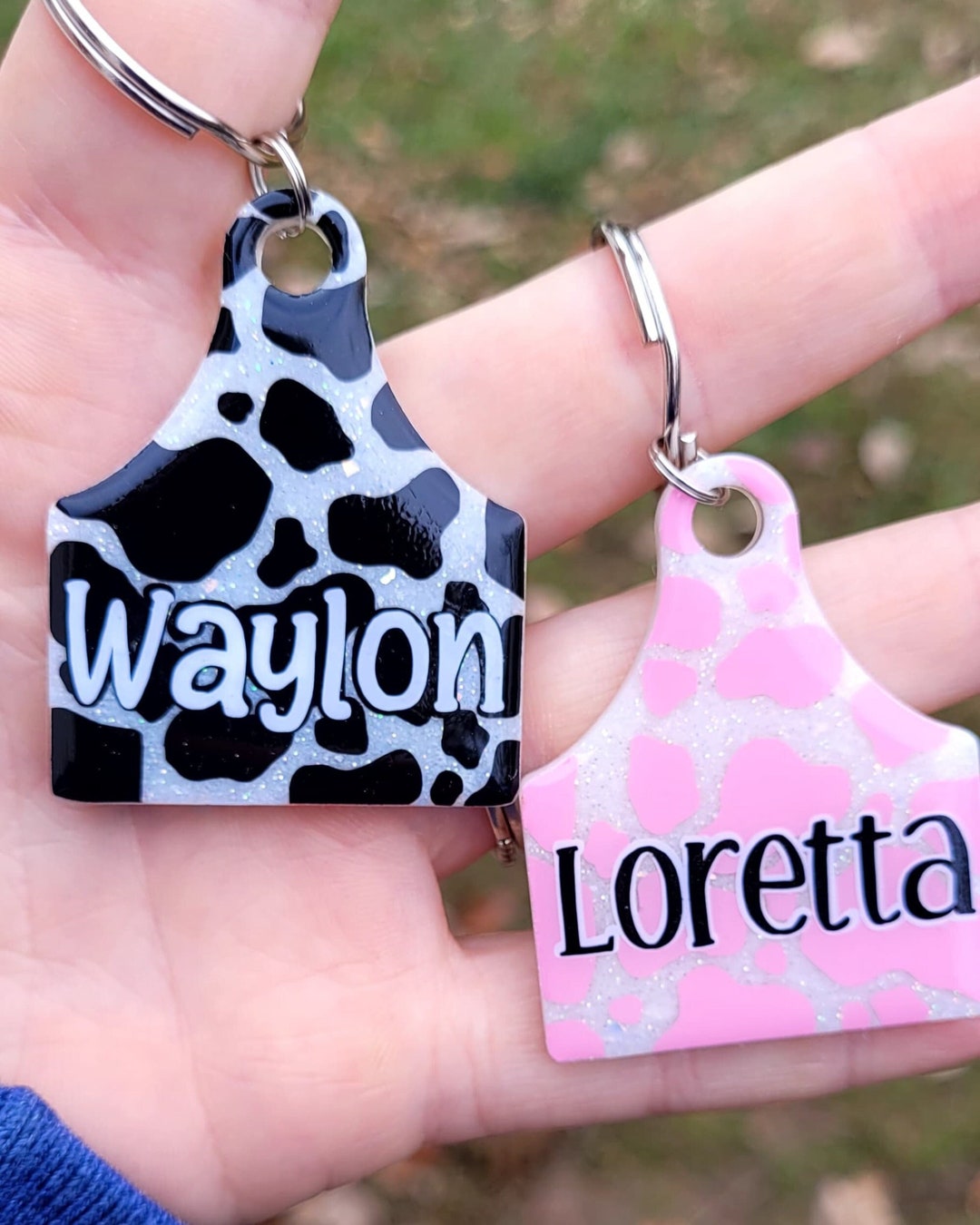 Cow Tag Dog Tag, Western Pet Tag, Western Dog Tag, Christmas Pet Gifts ...