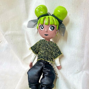 Handmade OOAK ArtDoll Grunge Alternative Figurine