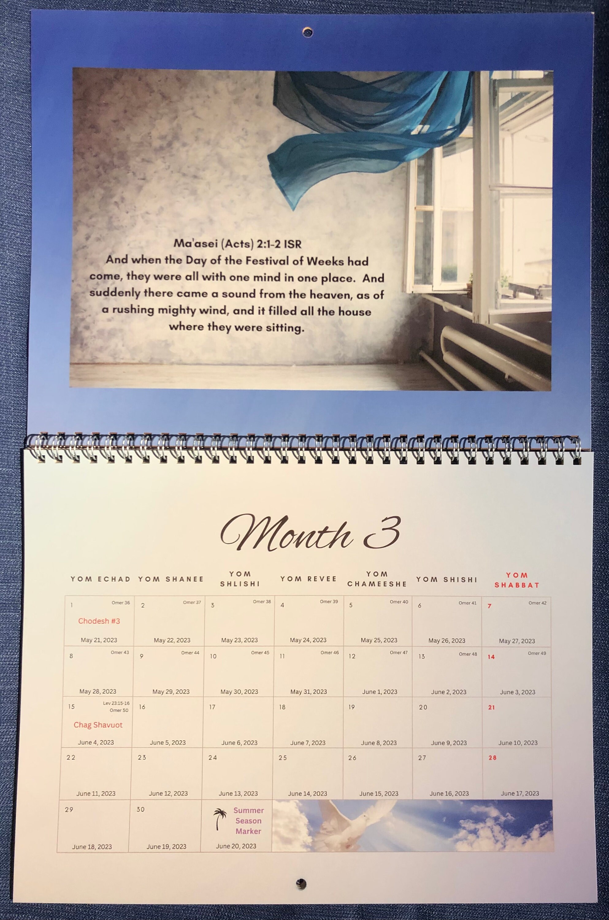 Enochian Wall Calendar march 22 2023 March 18 2025 US & Etsy