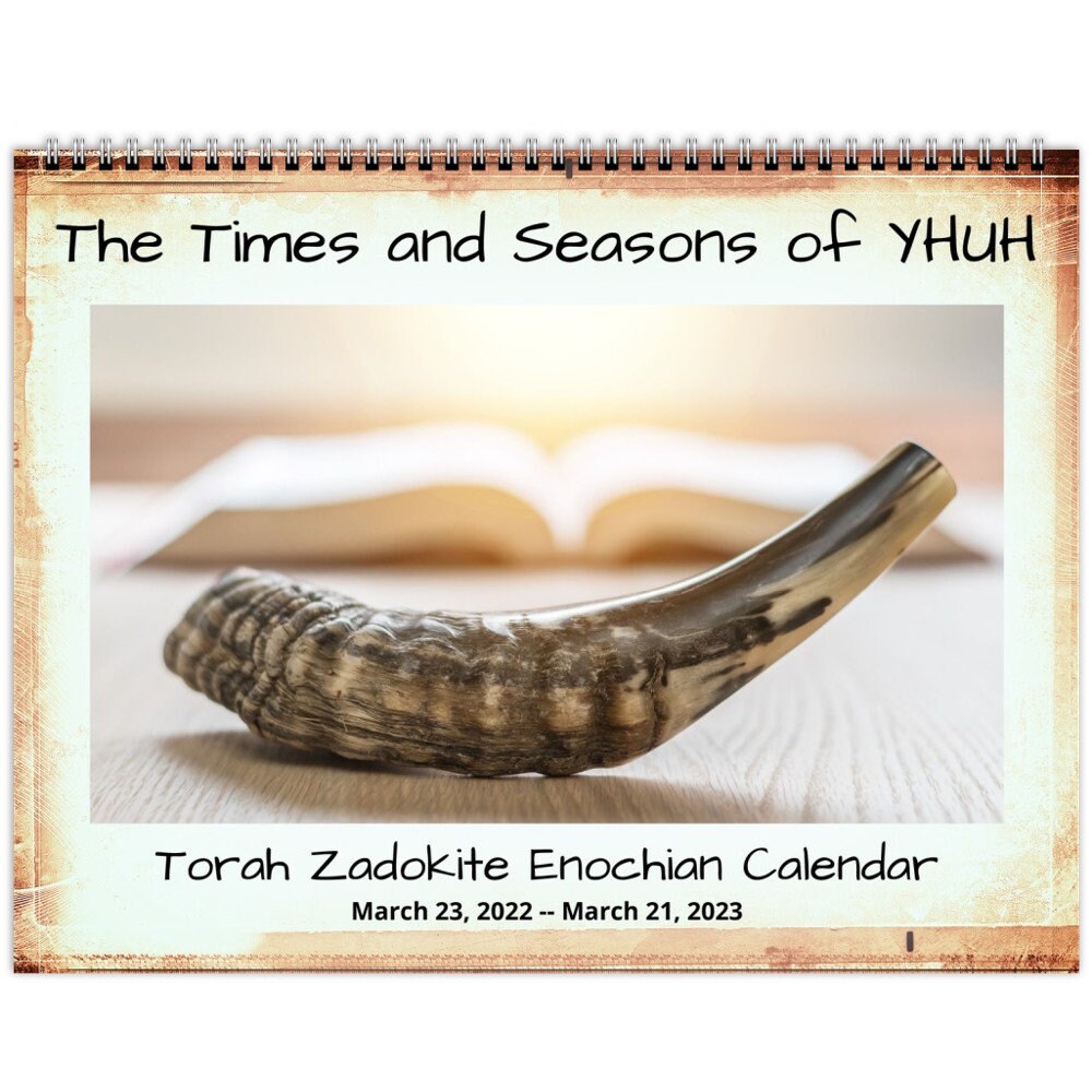 Enoch Calendar 2023 Torah Zadokite Enochian Calendar March 23 2022 March 21 | Etsy Australia
