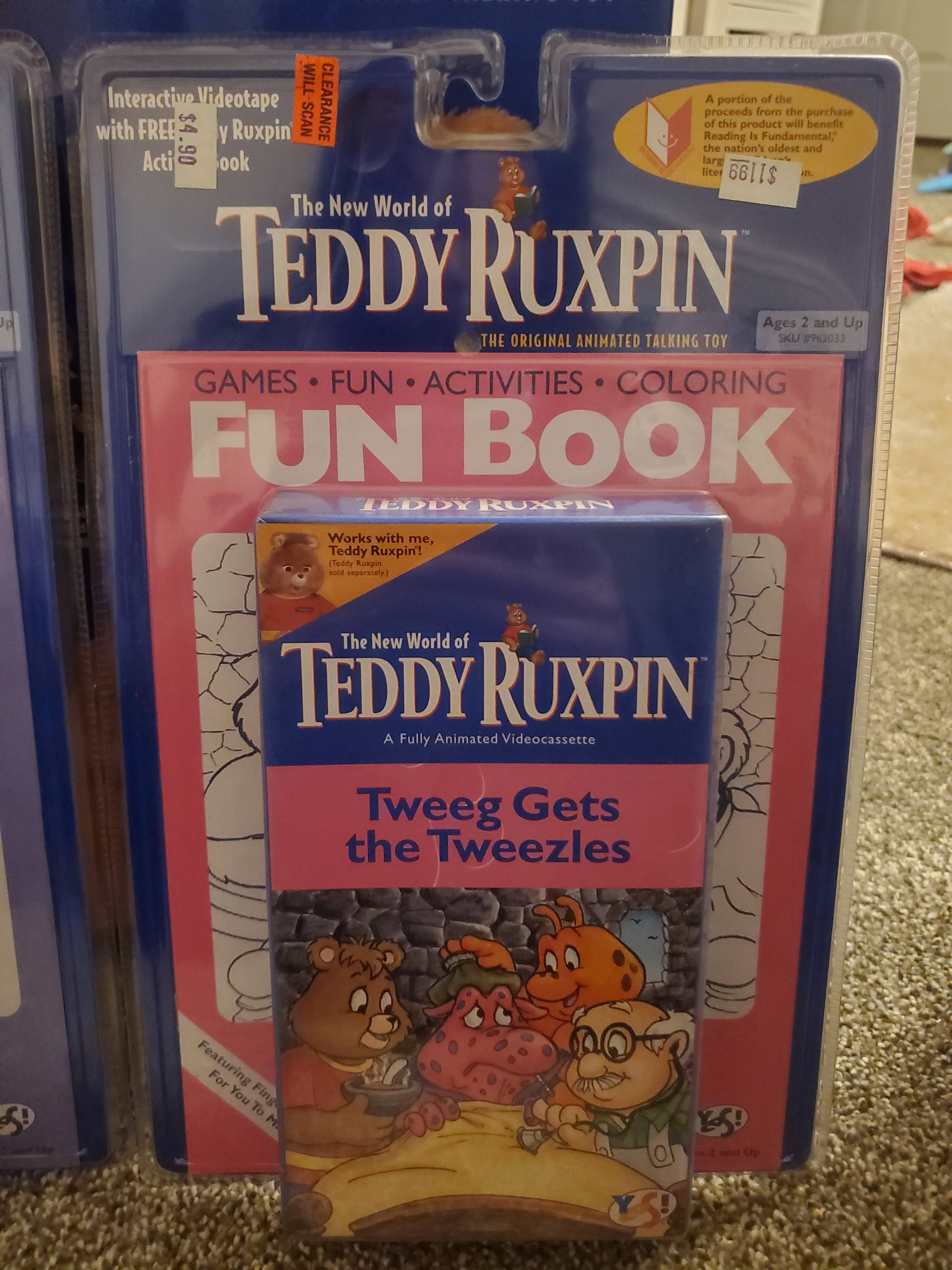 1 Vintage WOOLY WHAT'S-IT Teddy Ruxpin Hard fuzzy Figure