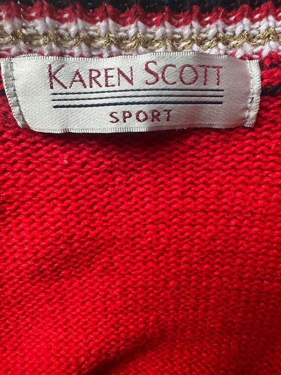 Vintage Karen Scott Nautical Sweater - image 8