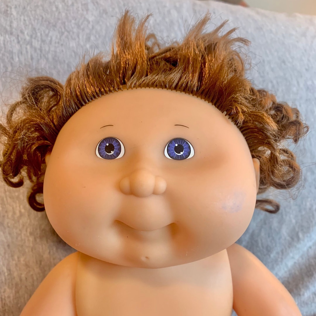 Vintage 1991 Cabbage Patch Doll With CPK Purple Dress and Etsy