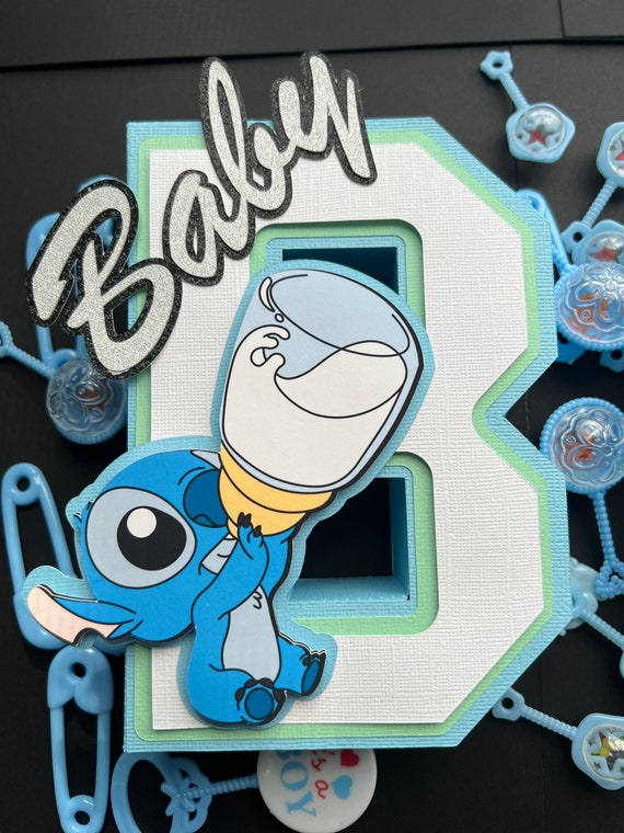 3D Stitch Angel Stitch , Its a Boy, Baby Boy, It's a Girl Baby