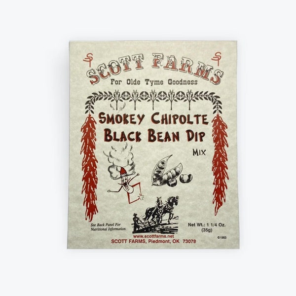Smokey Chipotle Black Bean Dip Mix